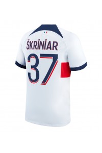 Fotbalové Dres Paris Saint-Germain Milan Skriniar #37 Venkovní Oblečení 2023-24 Krátký Rukáv